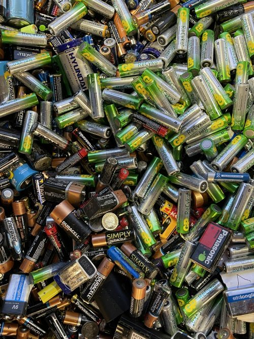 Used batteries