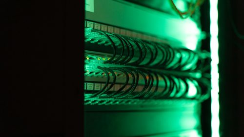 Servers in a rack